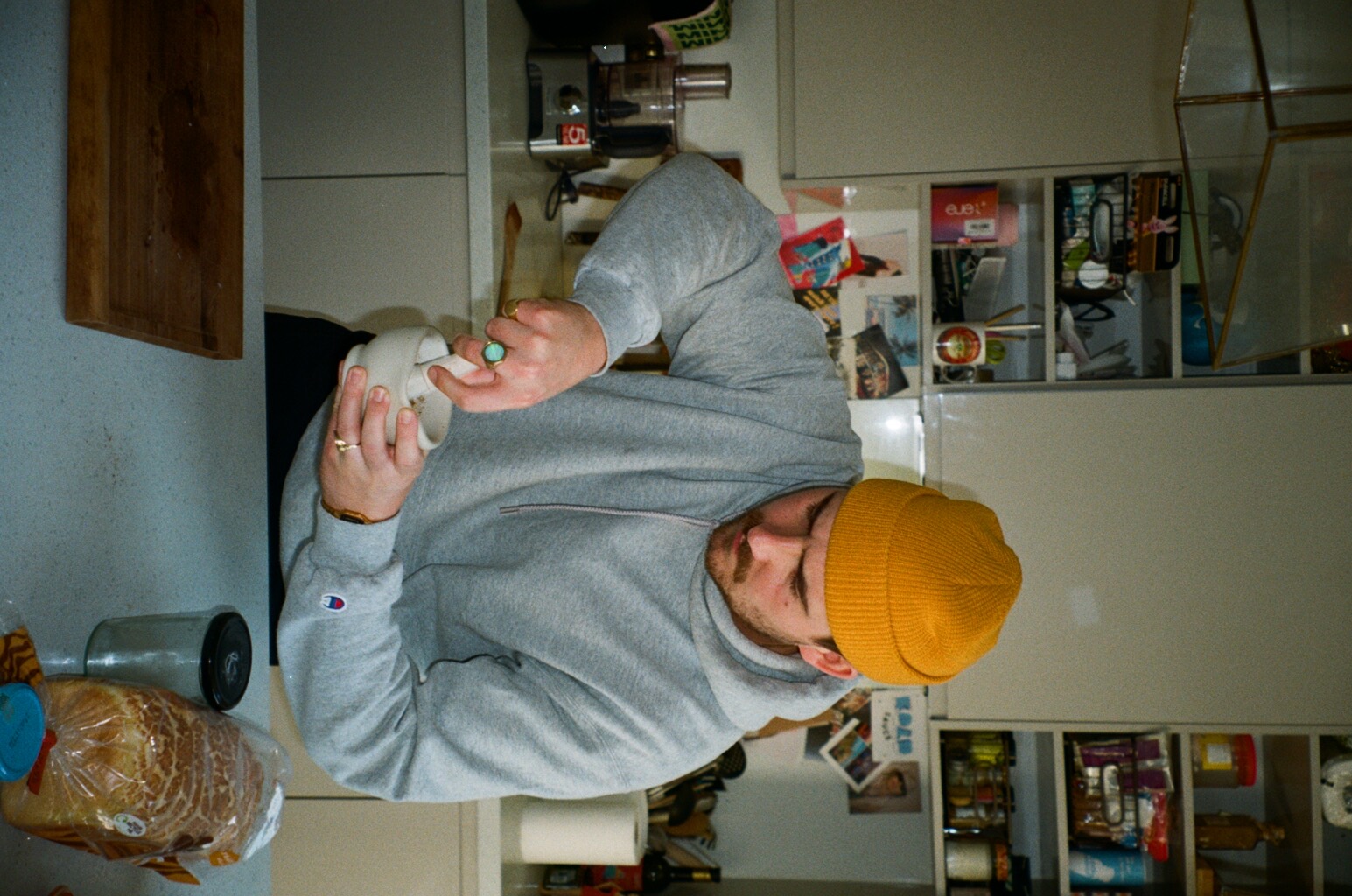 A maker in their kitchen